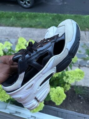 Raf Simons Black Low-Top Sneaker Mens 12.5